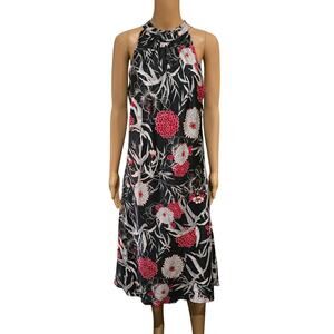 S. Oliver Black Label Halter Style Floral Print Dress Size 44 NWOT